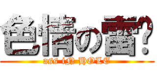 色情の雷卡 (ass iN HOLE)