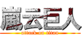 嵐云巨人 (attack on titan)