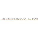  ＢＩＲＴＨＤＡＹ ＬＩＶＥ ２０１３．２．２２ ＭＡＫＵＨＡＲＩ ＭＥＳＳＥ (attack on titan)