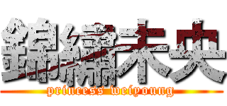 錦繡未央 (princess weiyoung)