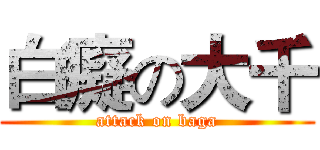 白癡の大千 (attack on baga)