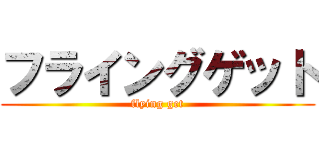 フライングゲット (flying get)