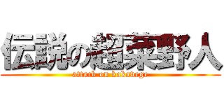 伝説の超菜野人 (attack on kakavege)