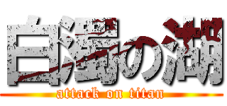 白濁の湖 (attack on titan)