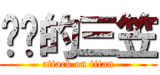进击的三笠 (attack on titan)