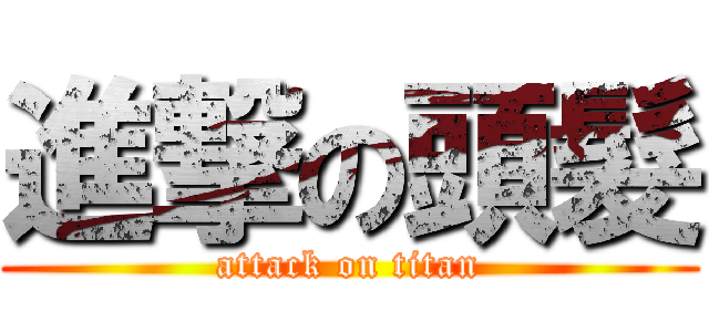 進撃の頭髮 (attack on titan)