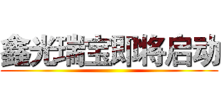 鑫光瑞宝即将启动 ()