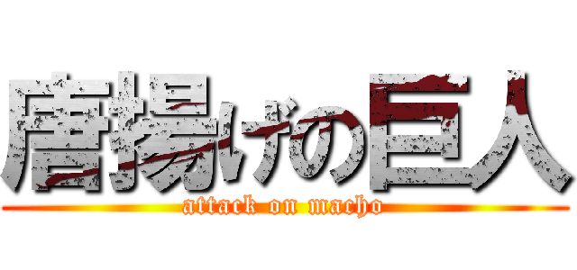 唐揚げの巨人 (attack on macho)