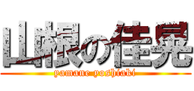 山根の佳晃 (yamane yoshiaki)