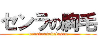 センラの胸毛 (urasimasakatasen)