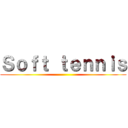 Ｓｏｆｔ ｔｅｎｎｉｓ ()