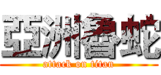 亞洲魯蛇 (attack on titan)