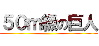 ５０ｍ級の巨人 ()