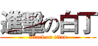 進擊の白丁 (attack on titan)