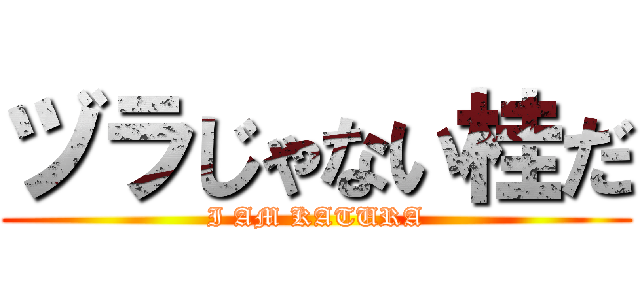 ヅラじゃない桂だ (I AM KATURA)
