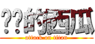 进击的西瓜 (attack on titan)