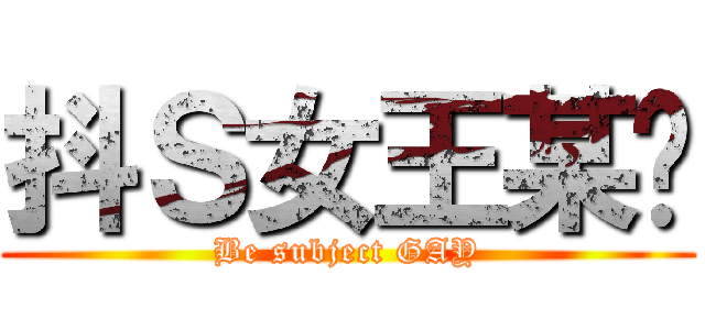 抖Ｓ女王某喵 (Be subject GAY)