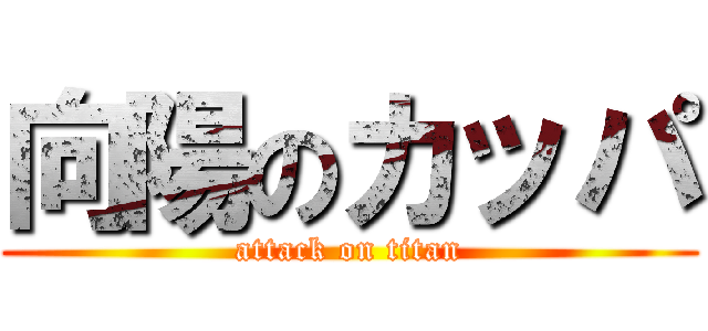 向陽のカッパ (attack on titan)