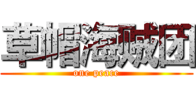草帽海贼团 (one peace)