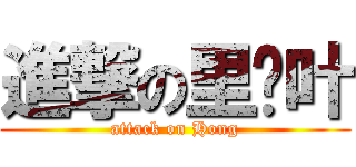 進撃の里粪叶 (attack on Hong)