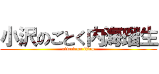 小沢のごとく内海瑠生 (attack on titan)