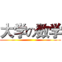 大学の数学 ()