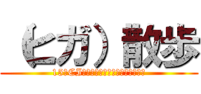 （ヒガ）散歩 (15下CI営ｺﾐｭﾆｹｰｼｮﾝｲﾍﾞﾝﾄ)