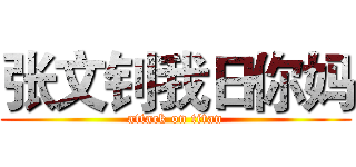 张文钊我日你妈 (attack on titan)