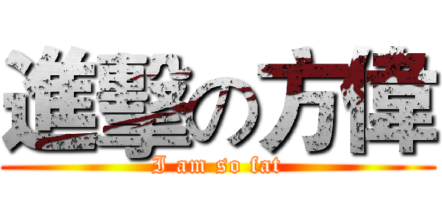 進擊の方偉 (I am so fat)