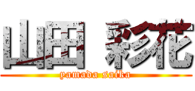 山田 彩花 (yamada saika)