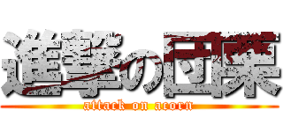 進撃の団栗 (attack on acorn)