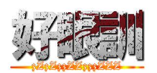 好眼訓 (zZzZzzZZzzzZZZ)