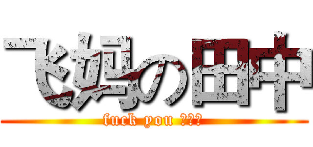 飞妈の田中 (fuck you 小碧池)