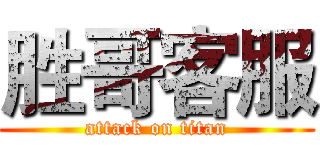 胜哥客服 (attack on titan)