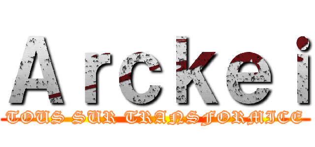 Ａｒｃｋｅｉ (TOUS SUR TRANSFORMICE)