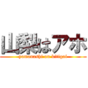 山梨はアホ (yamanashi on kitigai)