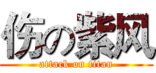 伤の紫风 (attack on titan)