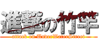 進撃の竹竿 (attack on UnderWaterStreet)