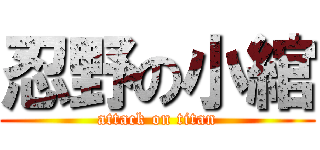 忍野の小綰 (attack on titan)