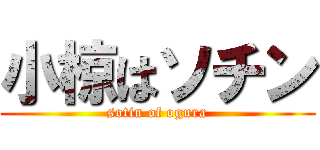 小椋はソチン (sotin of ogura)