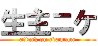 生主ニケ (attack on edamame)