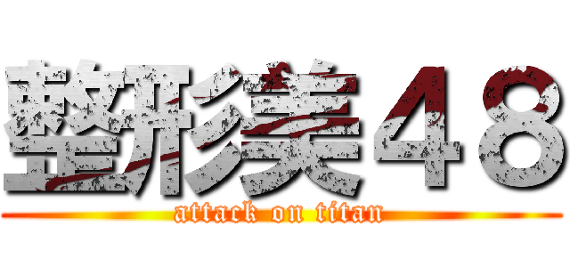 整形美４８ (attack on titan)