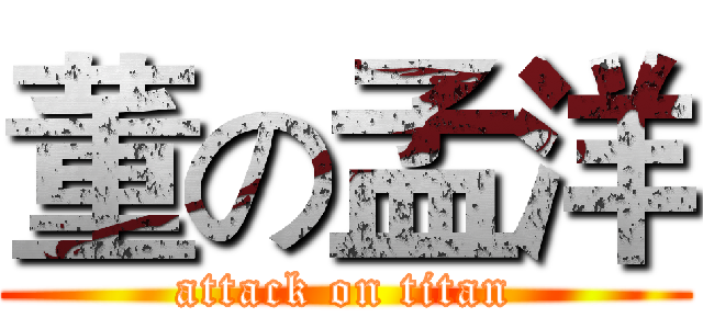 董の孟洋 (attack on titan)