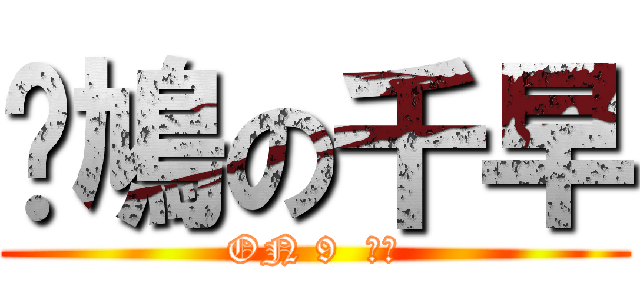 憨鳩の千早 (ON 9  台主)