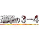 進撃の３－４ (attack on gorilla)