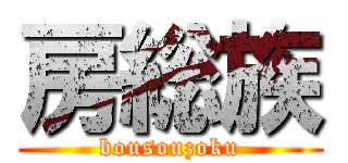 房総族 (bousouzoku)