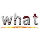 ｗｈａｔ (broku)