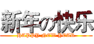 新年の快乐 (HAPPY NEW YEAR)
