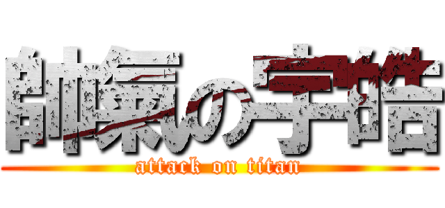 帥氣の宇皓 (attack on titan)
