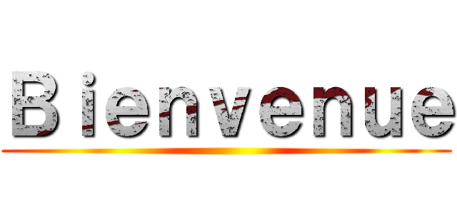Ｂｉｅｎｖｅｎｕｅ ()